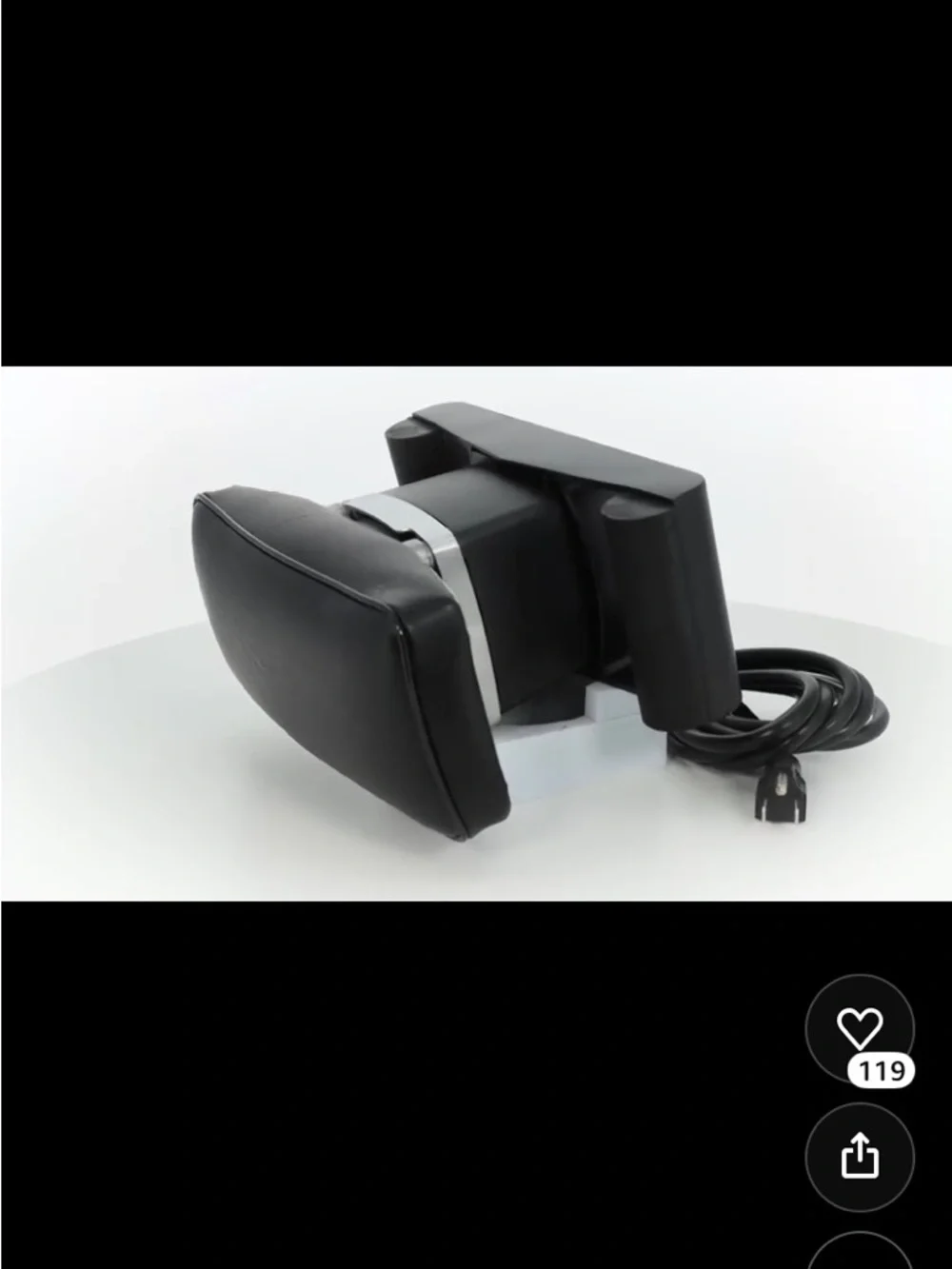 Jeanie Rub Variable Speed Massager - Black - Picture 10 of 12